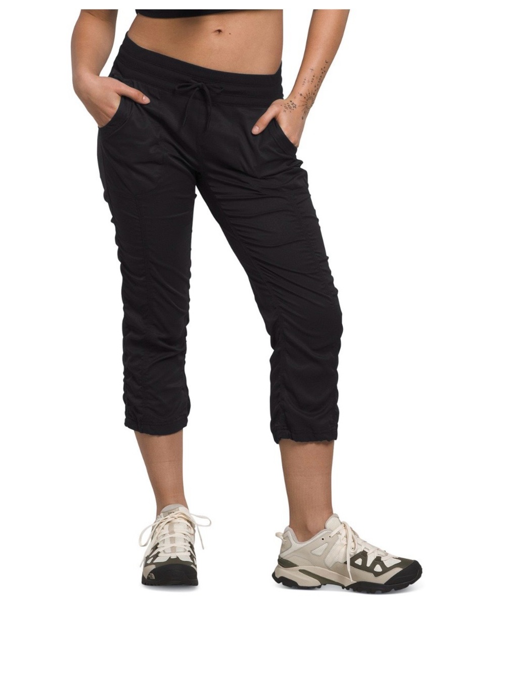 THE NORTH FACE APHRODITE 2.0 FLASH DRY Women CAPRI Size Extra Small XS Black NWT